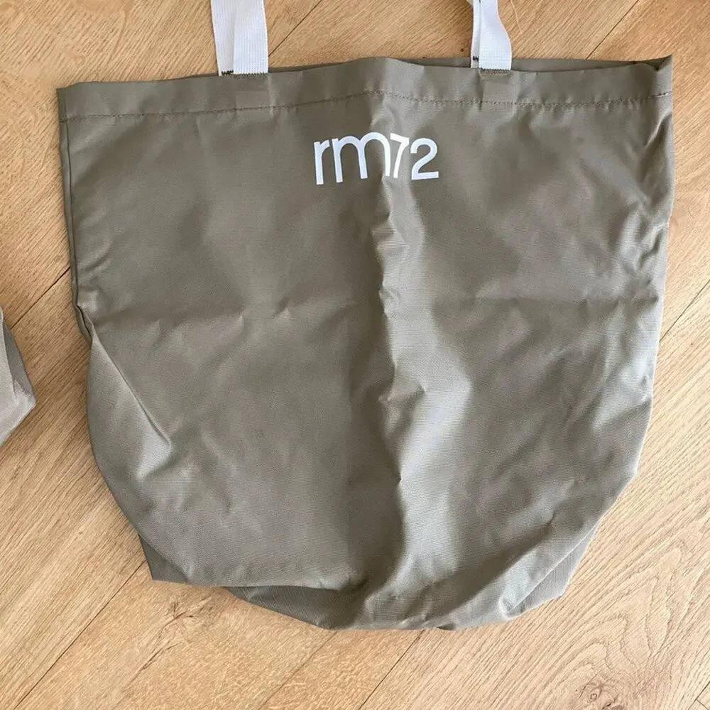 Nike x RM72 Nominated Set of Duffel & Tote Bag in Tan and Cream